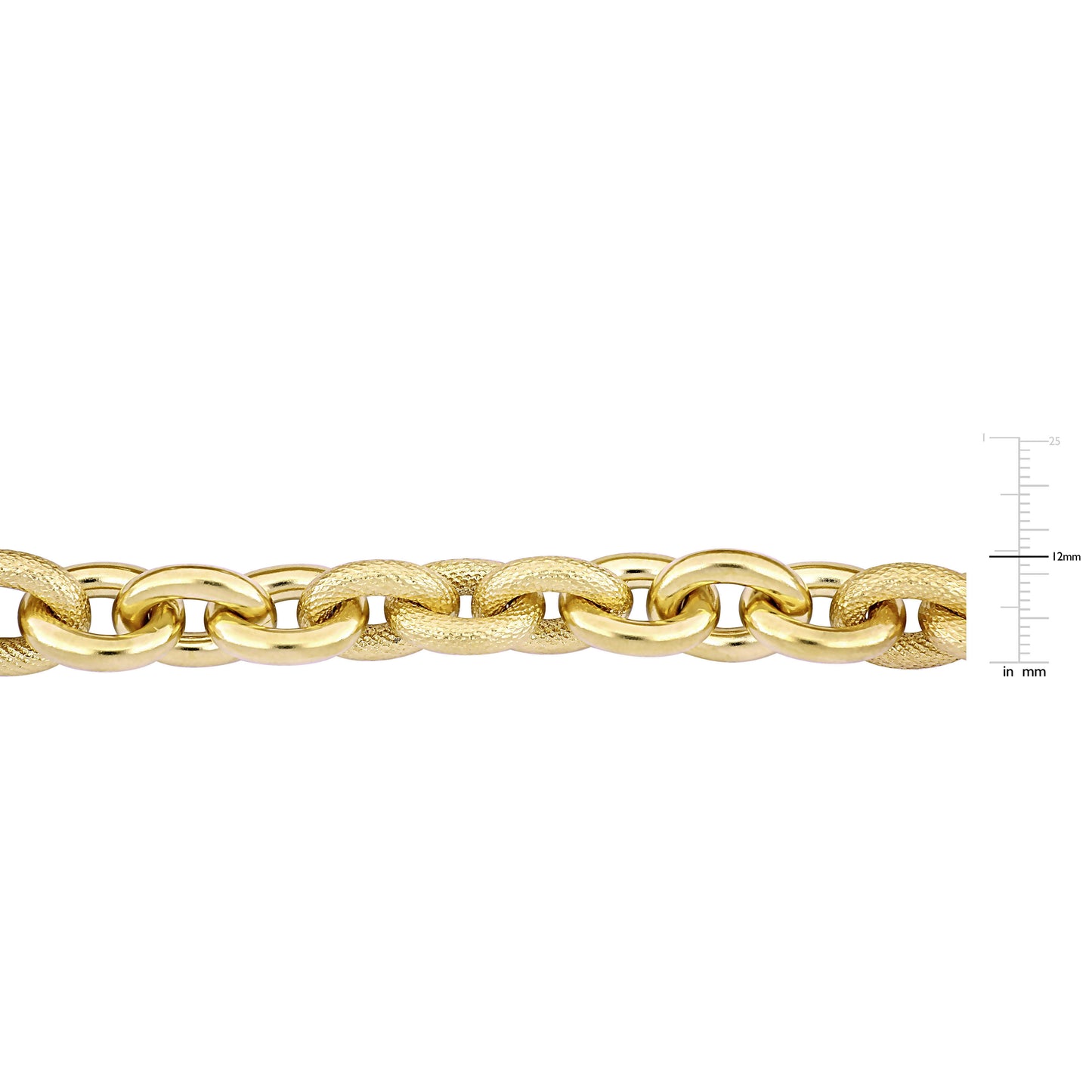 12MM Oval Link Bracelet