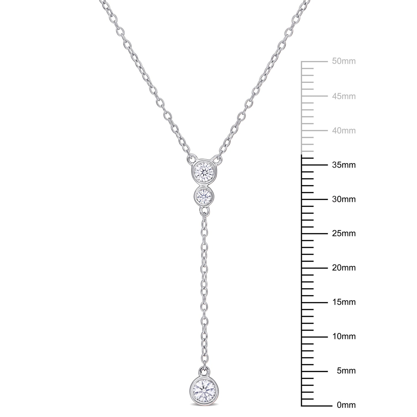 Moissanite Drop Necklace