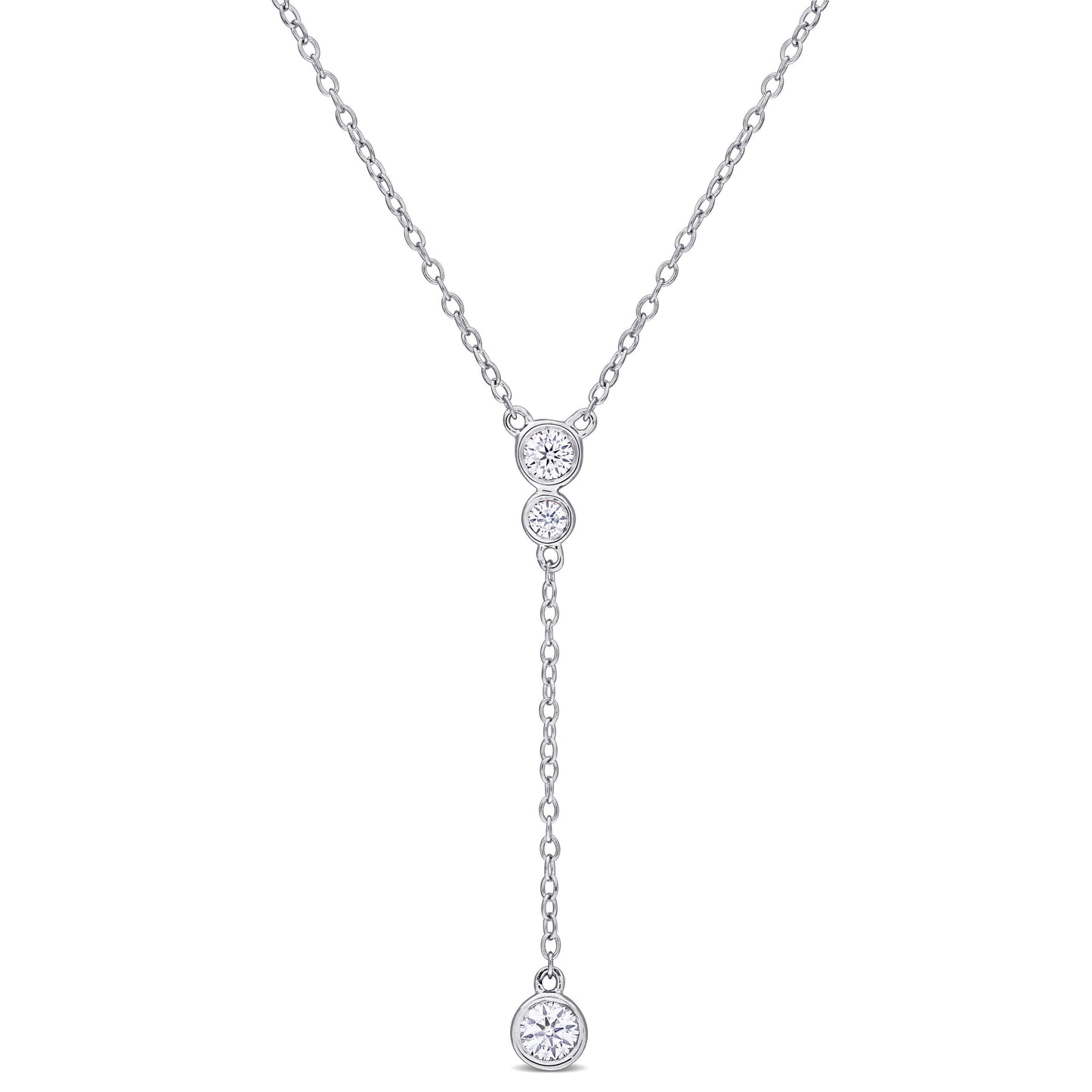 Moissanite Drop Necklace