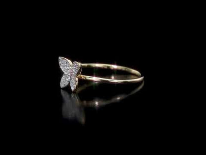1/8 CT Diamond TW Fashion Ring 10k Yellow Gold GH I2;I3