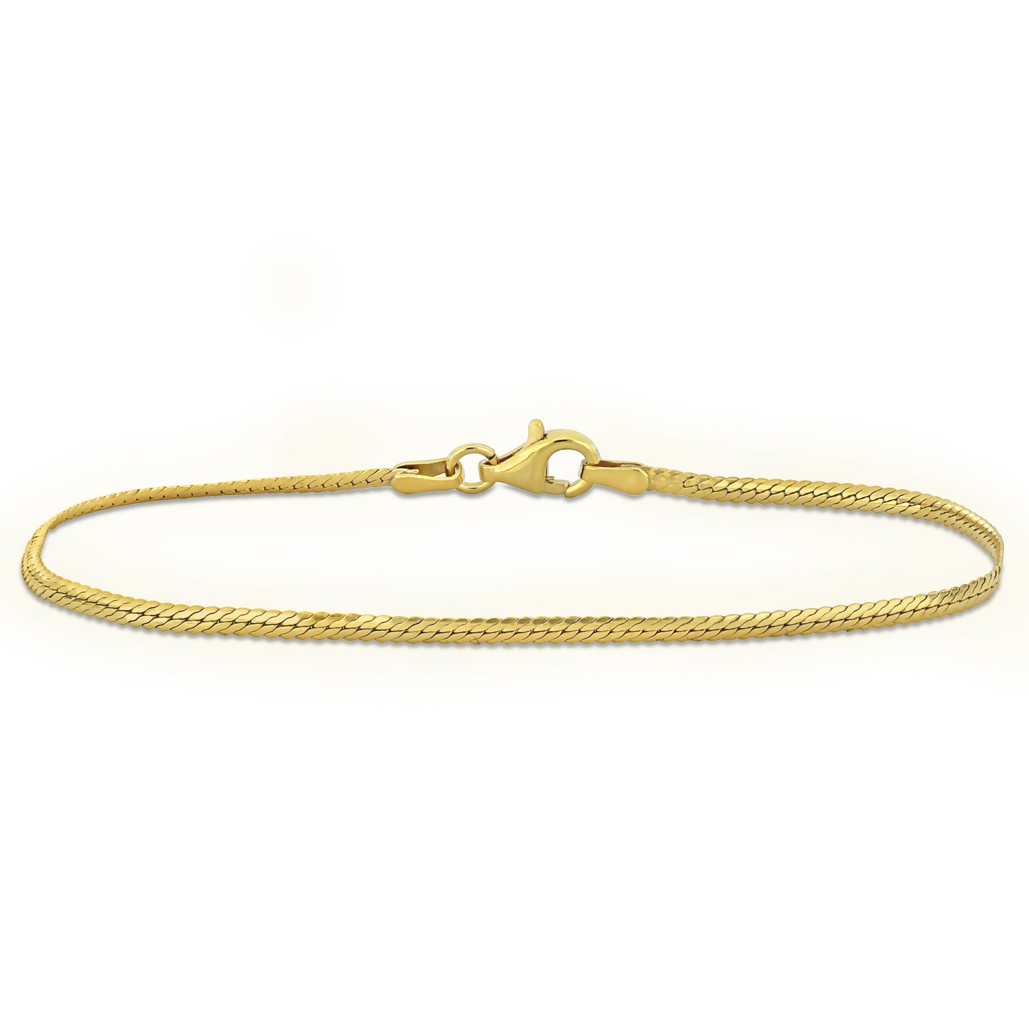 2mm Herringbone Anklet
