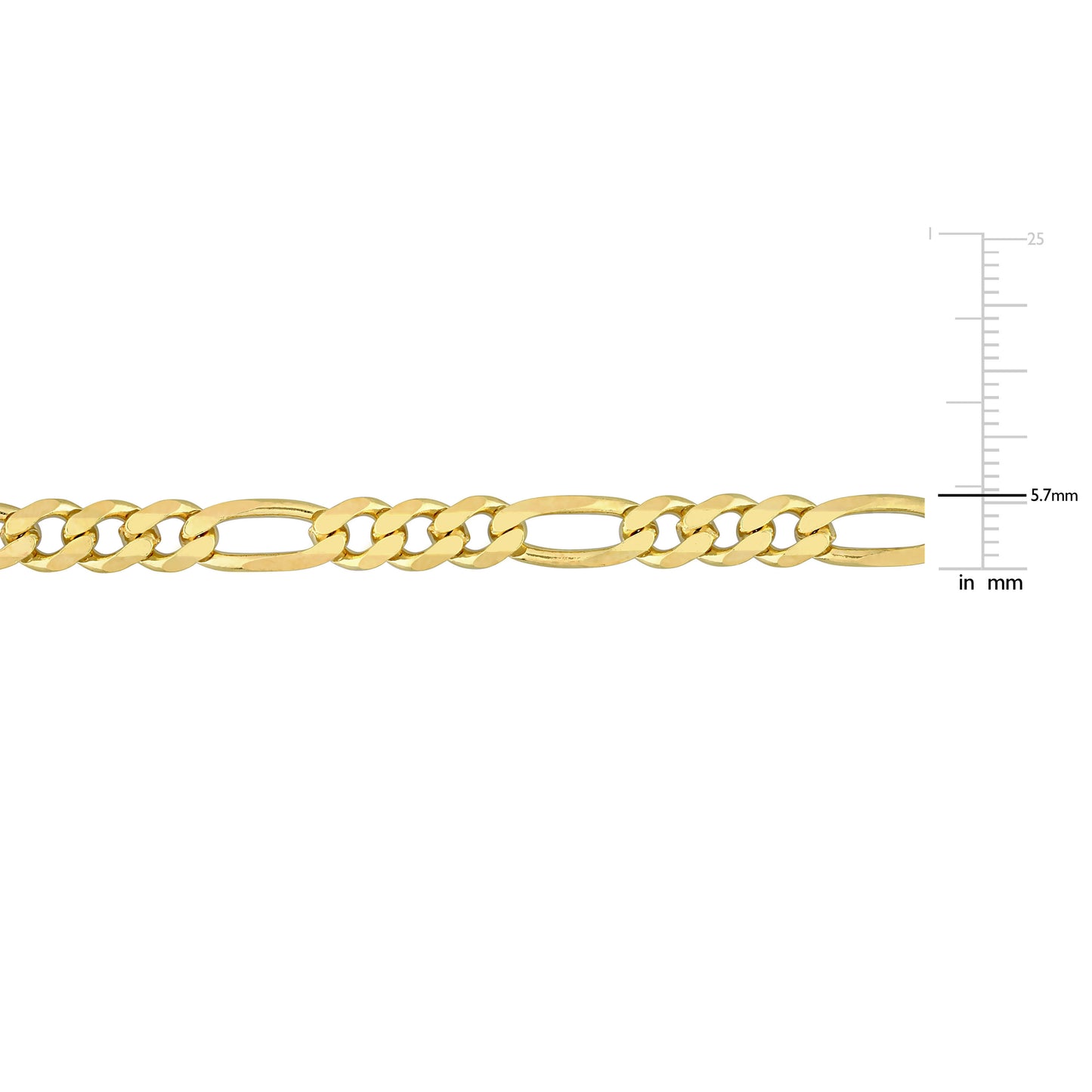 5.5MM Figaro Bracelet