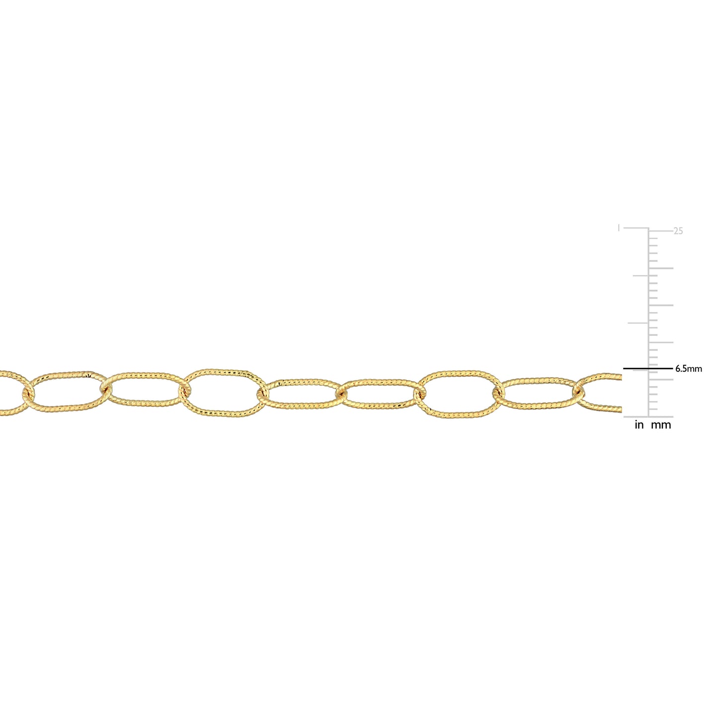 Twisted Rolo thin bracelet