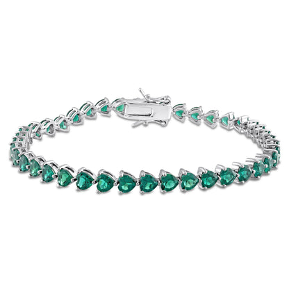 Created Emerald Tennis Bracelet
