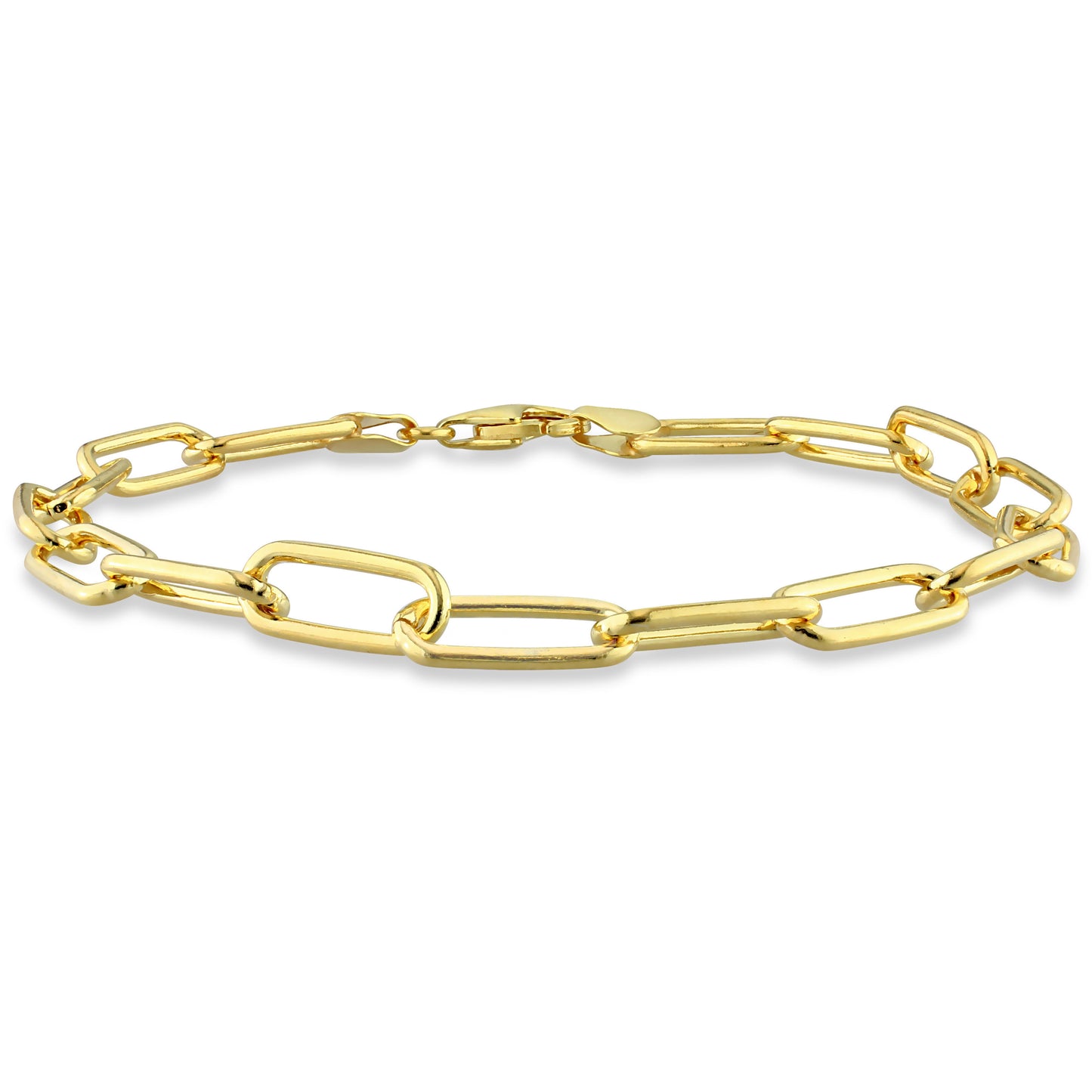 6MM Silver Paperclip Bracelet