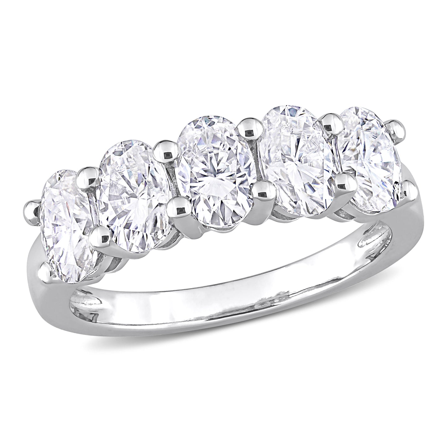 2 1/2 CT DEW Created Moissanite-White Fashion Ring 10k White Gold
