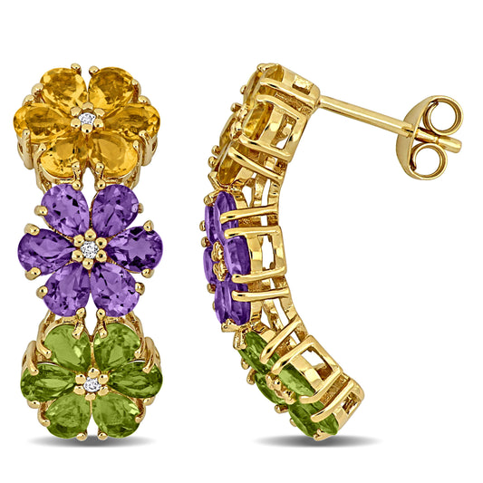 Flower Drop Earrings