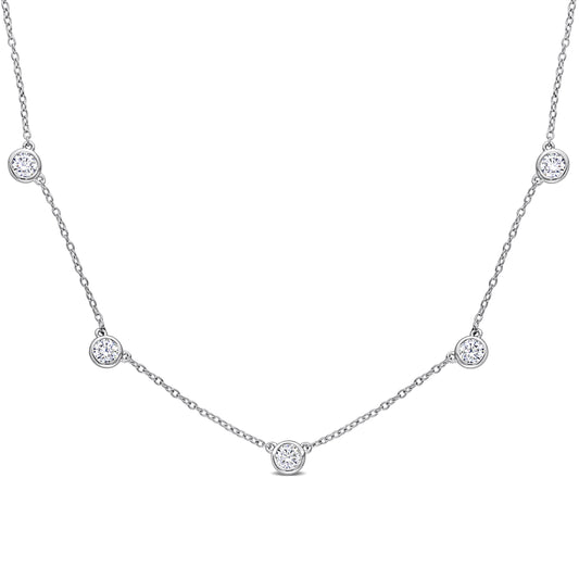 Moissanite By The Yard Necklace