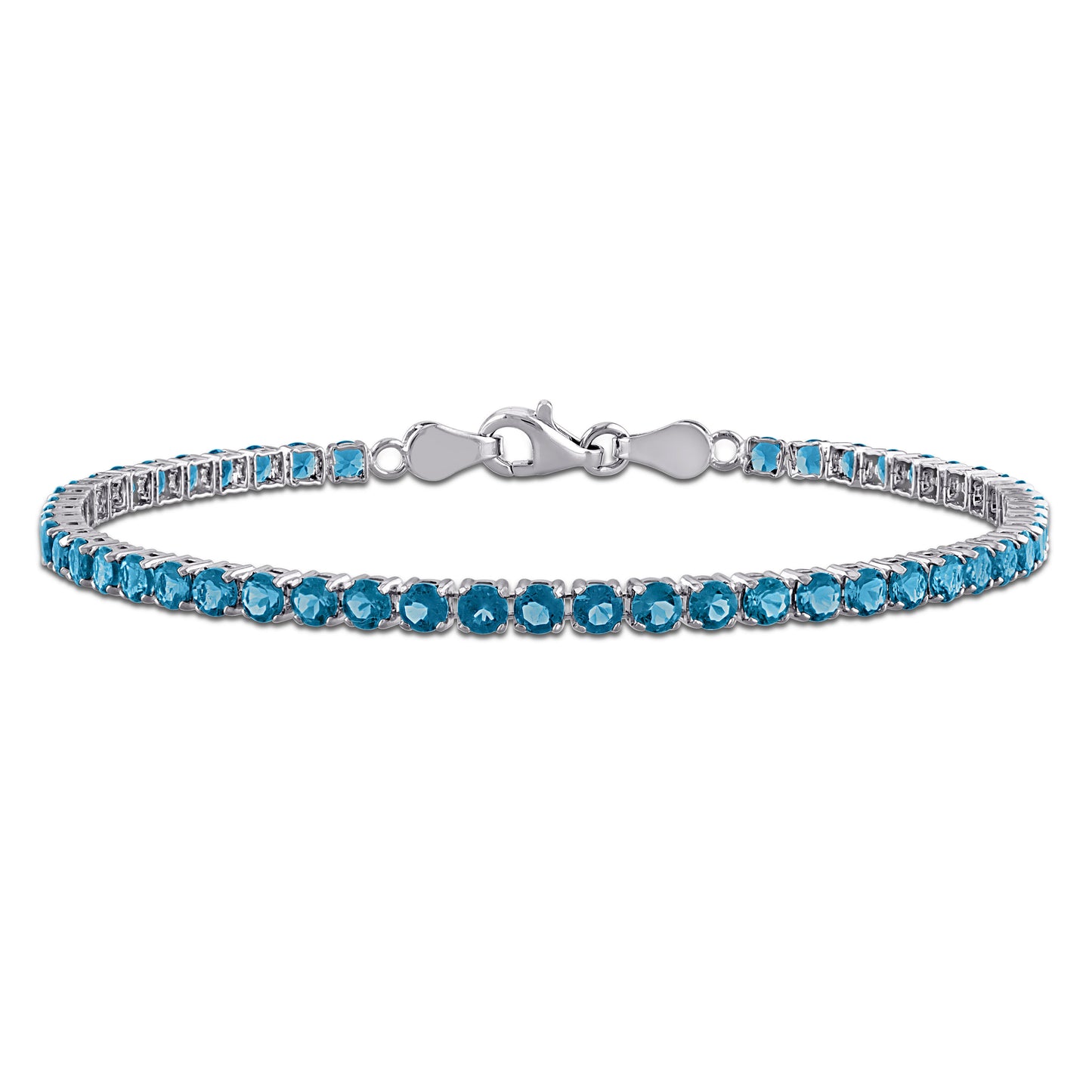 Blue Topaz Tennis Bracelet