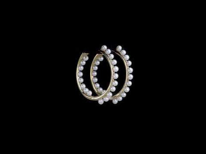 2-2.5 MM White Freshwater Cultured Pearl LeverBack Earrings 14k Yellow Gold