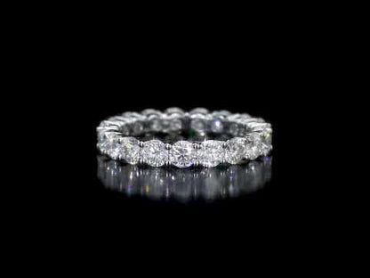 2 3/4 CT DEW Created Moissanite-White Eternity Ring 10k White Gold