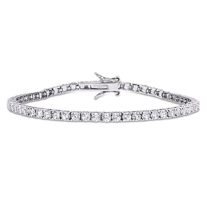 8.25 ct TGW Created White Sapphire Tennis Bracelet