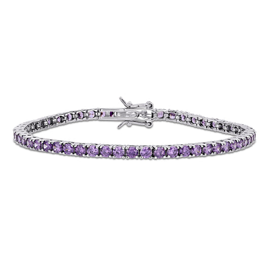 Purple Cubic Zirconia Bracelet