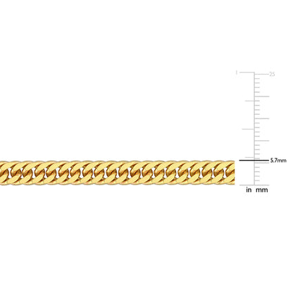 5.5MM Double curb Link bracelet