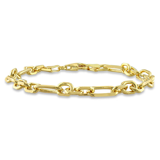 Men’s 6MM Figaro rolo bracelet