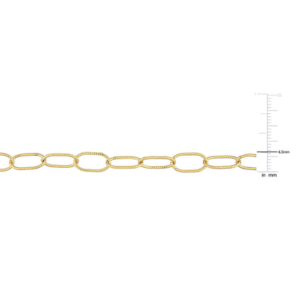 Twisted Rolo thin bracelet