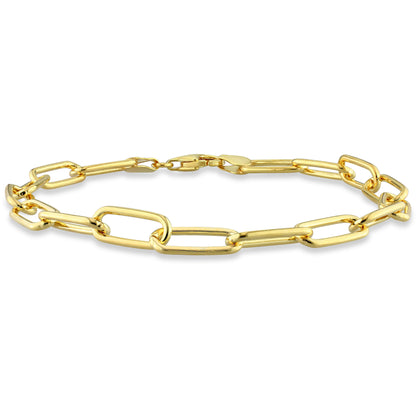 6MM Silver Paperclip Bracelet