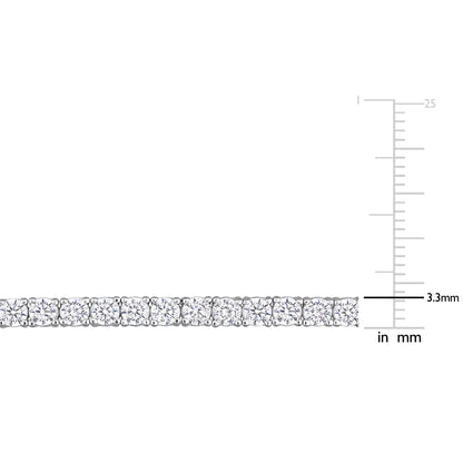 5 CT TGW Cubic Zirconia Bracelet Silver