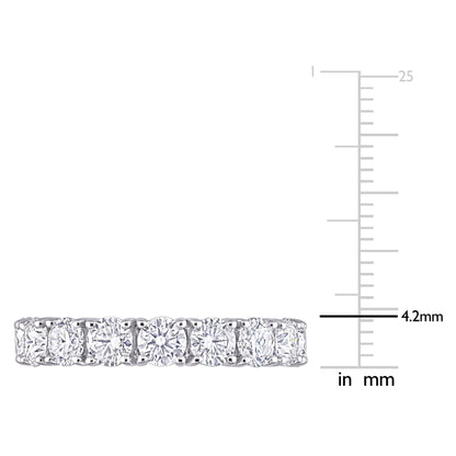 4 1/4 CT DEW Created Moissanite-White Fashion Ring 10k White Gold
