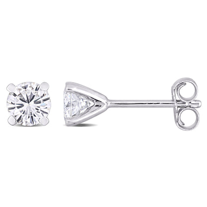 1 CT TGW Moissanite Stud Earrings