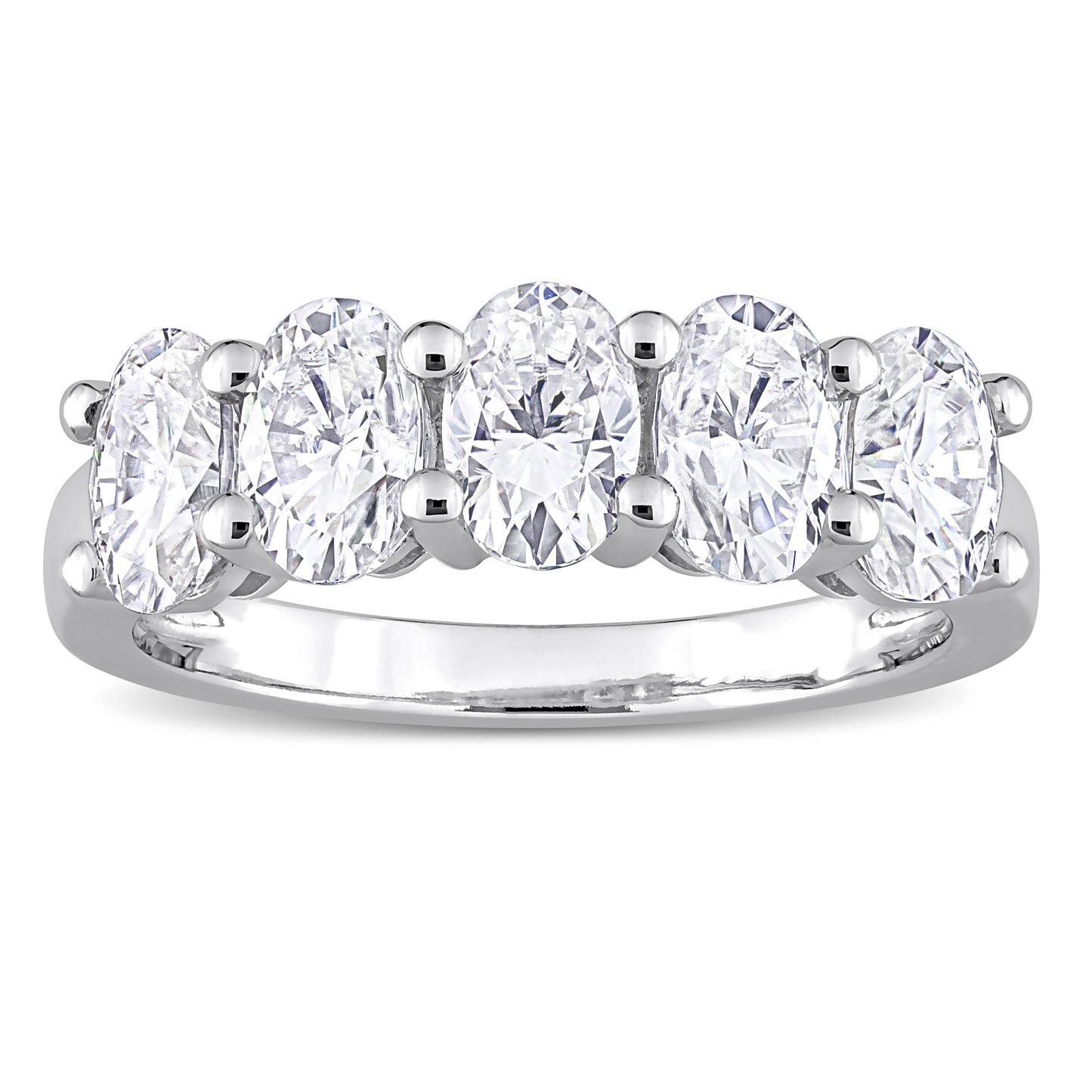 2 1/2 CT DEW Created Moissanite-White Fashion Ring 10k White Gold