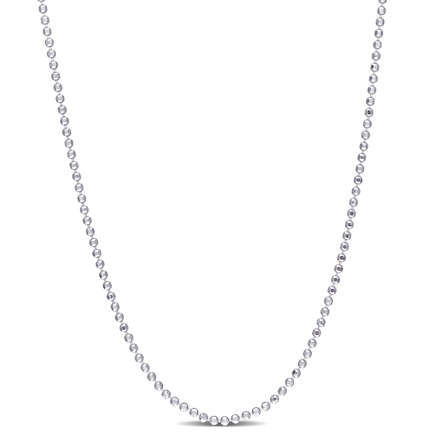 Silver 1.5MM Ball Chain Necklace w/ Lobster Clasp LENGTH (INCHES): 16