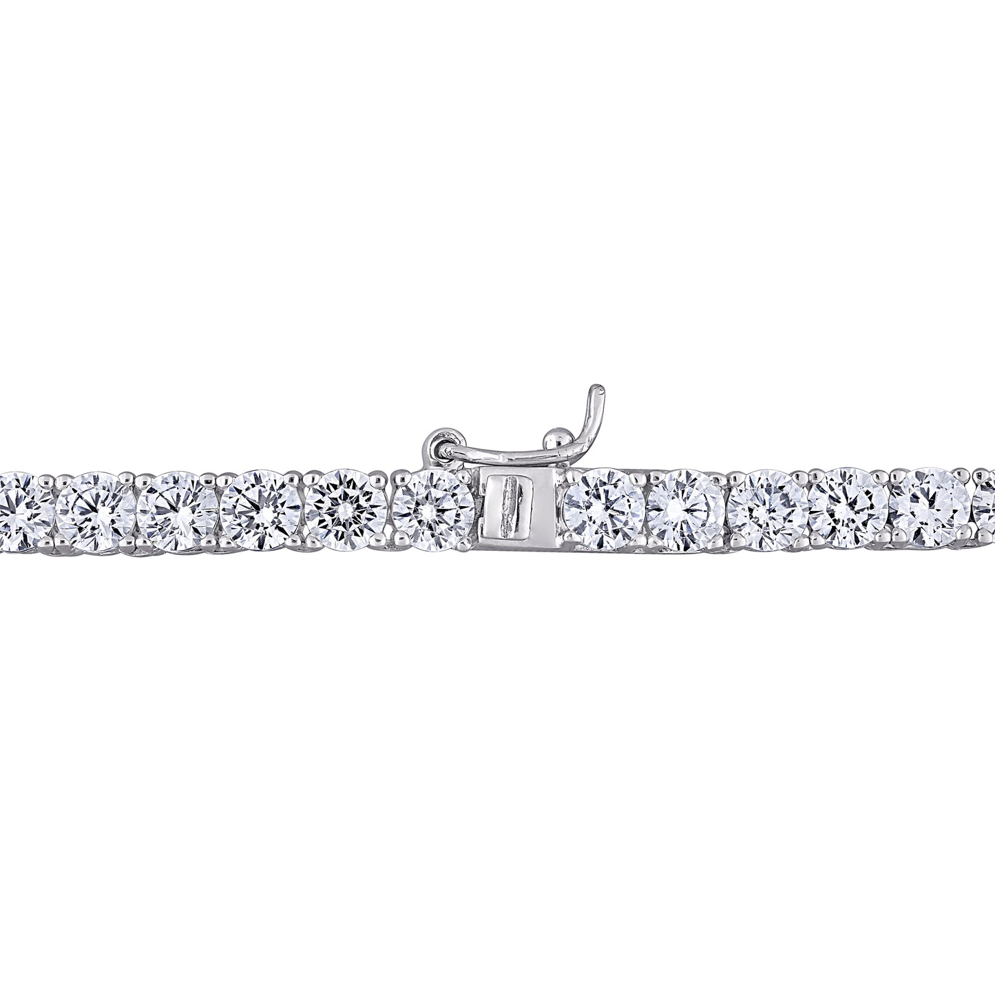 46.35 CT TGW Cubic Zirconia Tennis Necklace