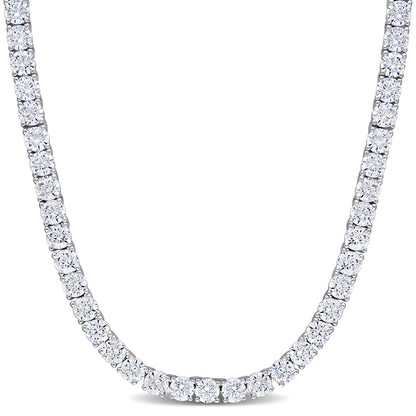 46.35 CT TGW Cubic Zirconia Tennis Necklace