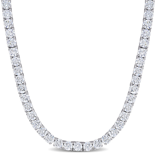 46.35 CT TGW Cubic Zirconia Tennis Necklace